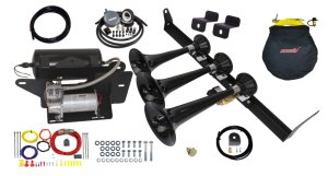 Ford F-150 Onboard Air System - Kleinn Air Horns - Model 230 Horns - `15-`20